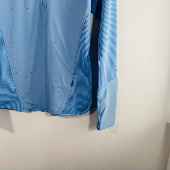 Nike Women's AeroReact Hybrid Half Zip Running Jacket Blue Size XS - Picture 2 of 11
